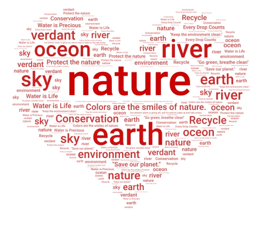 tree word cloud art