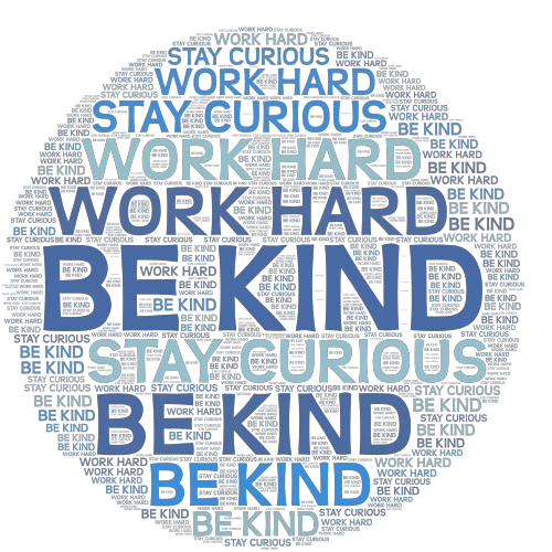 SKIBIDI word cloud art