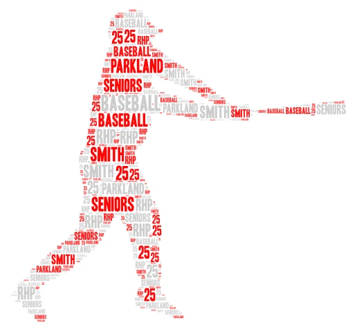 Smith word cloud art
