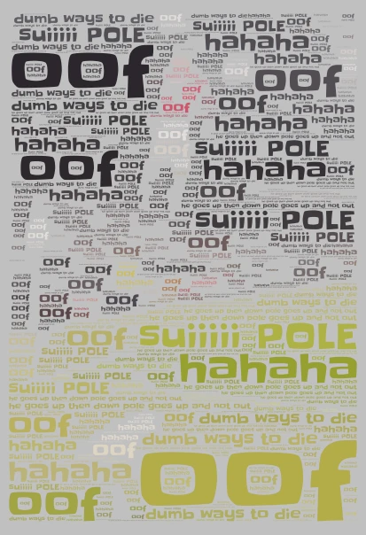 like if this is funny word cloud art