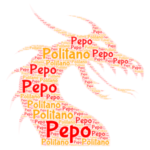 Pepo word cloud art