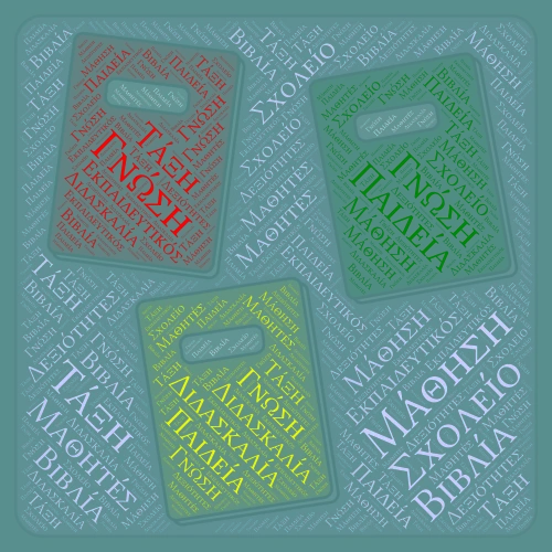 Εκπαίδευση word cloud art