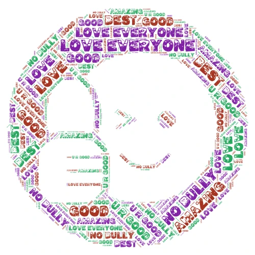 love everyone word cloud art