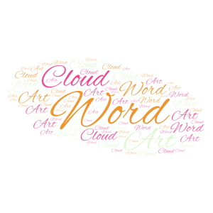 Marshmello word cloud art
