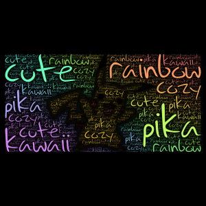 😅guess who....😁 word cloud art