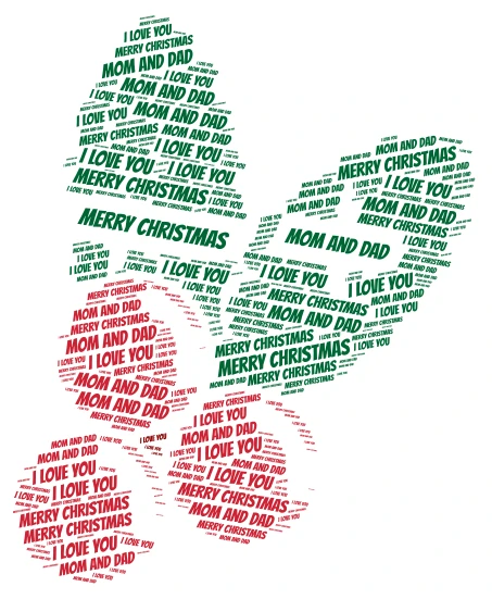 Diana word cloud art