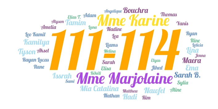 2025-2026 LE BON word cloud art