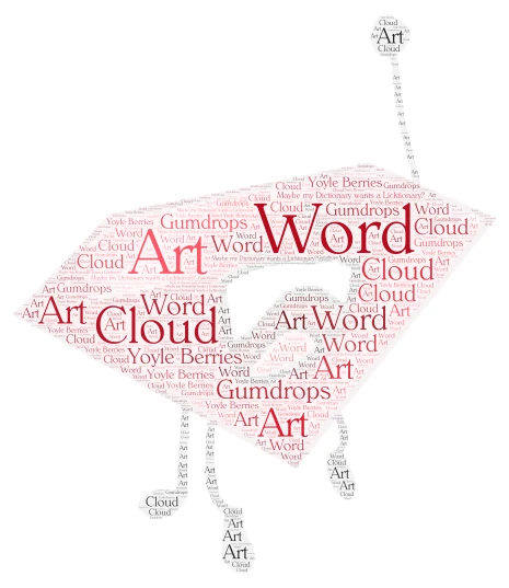 Ruby word cloud art