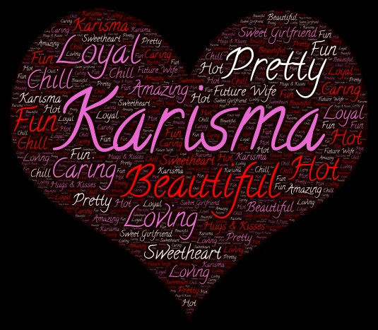 My Love word cloud art