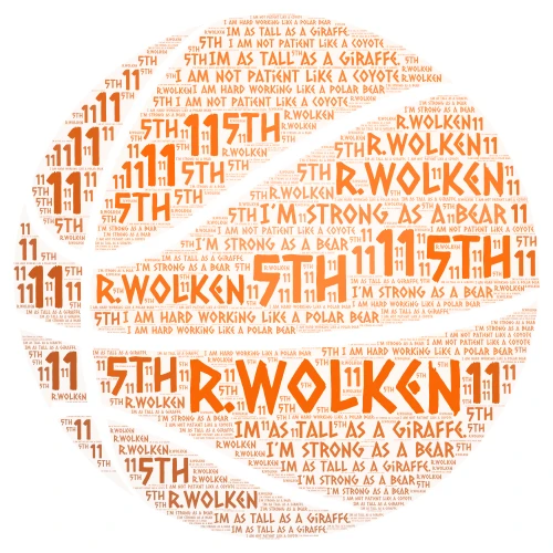 Ryker Wolken word cloud art