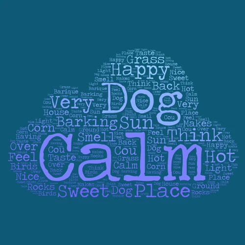 its corn word cloud art