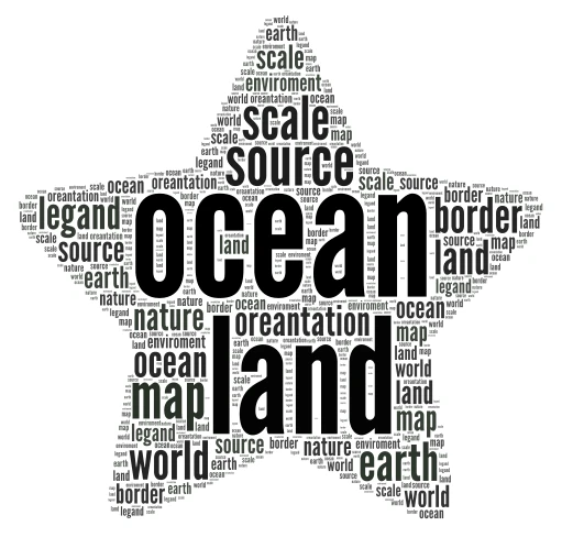 star word cloud art