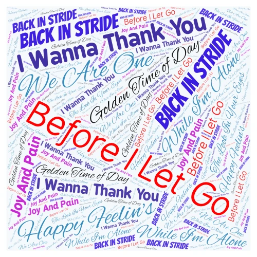 MASE - SONGS word cloud art