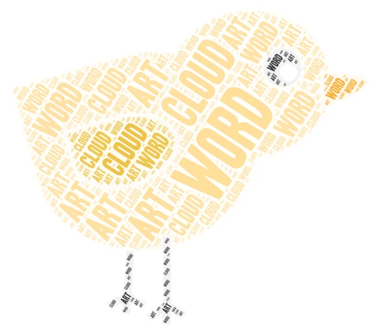 ducking word cloud art