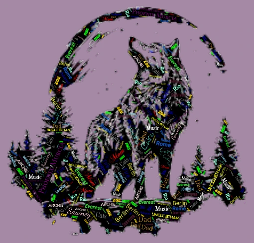 Monarcy🫠 word cloud art