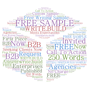 WRITE.BUILD FREE WRITING SAMPLE word cloud art