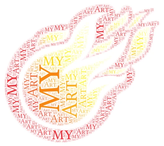 gio word cloud art