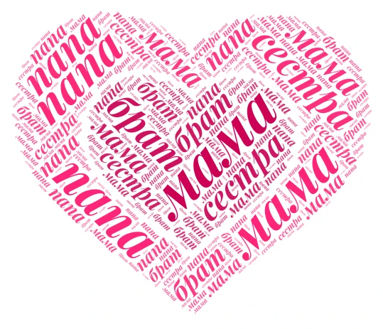 Адал Азамат word cloud art