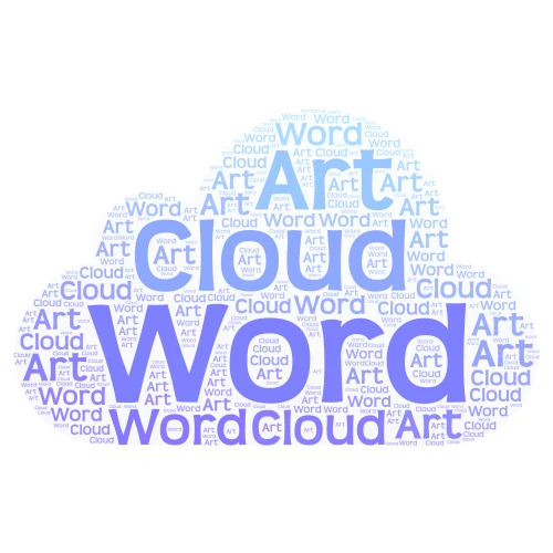 cloud word cloud art