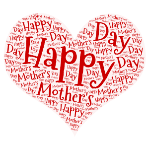 Happy Mother's Day!!! word cloud art