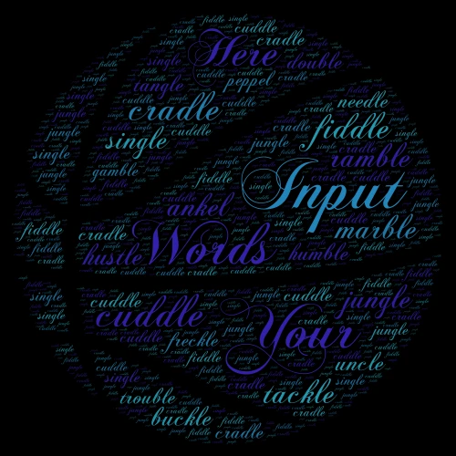 u5w5 word cloud art