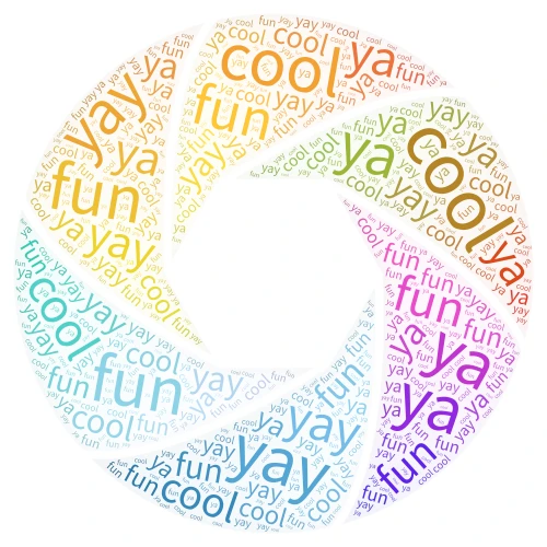 fun word cloud art