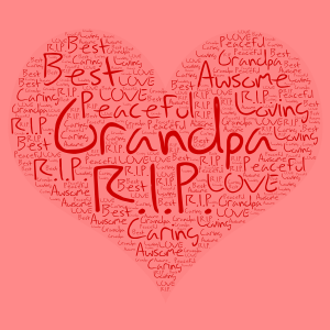 To:Grandpa word cloud art