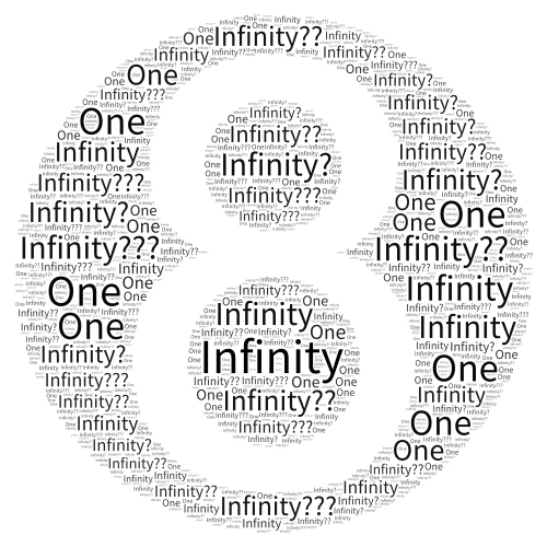 infinityone word cloud art