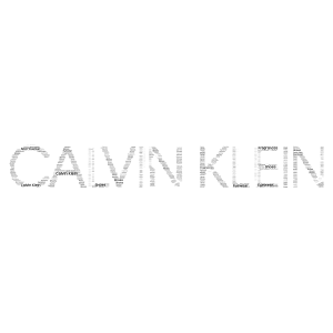 Calvin Klein word cloud art