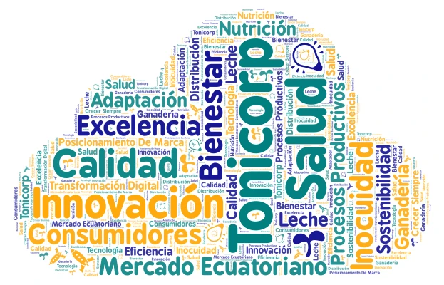Tonicorp Innovation word cloud art