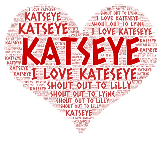 katseye  word cloud art
