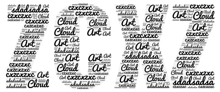 test12 word cloud art