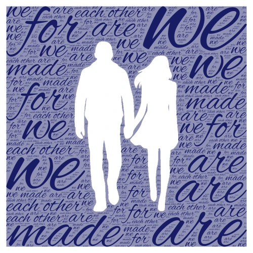 kindness from friends word cloud art