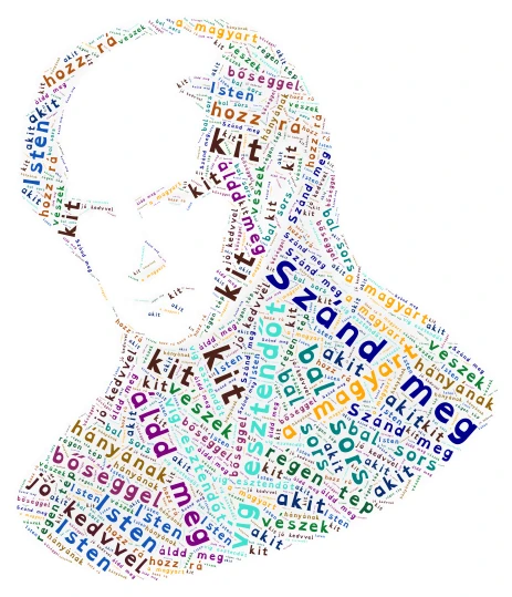 Kölcsey Himnusz word cloud art