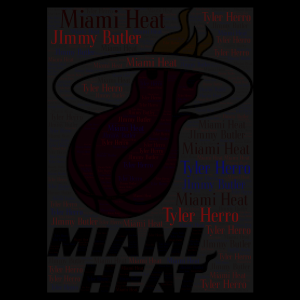 Copy of Miami Heat!!!!!!! word cloud art