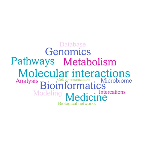 system biology word cloud art