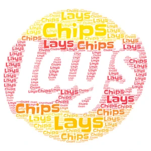 Lays word cloud art