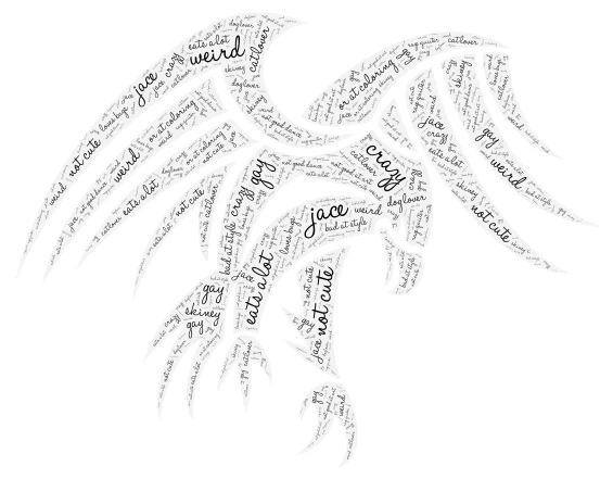 jace word cloud art