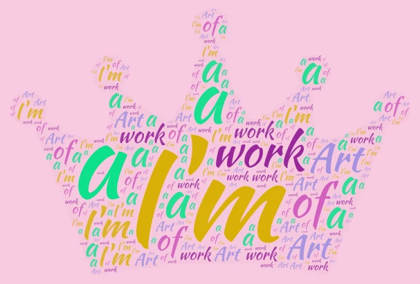 inspire  word cloud art