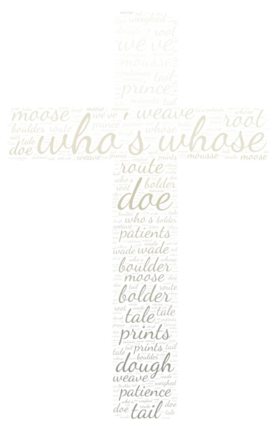 U6W2 word cloud art