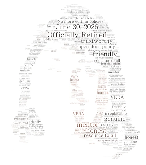 vera word cloud art