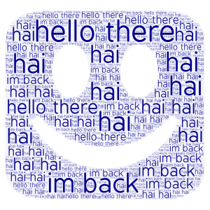 hello there im back this is my second account word cloud art