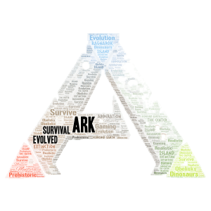 Ark word cloud art