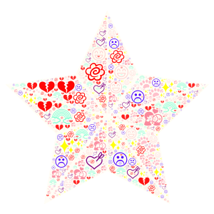 Life word cloud art