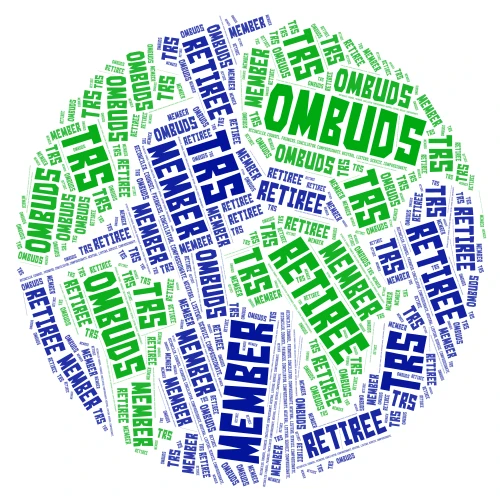 Ombuds word cloud art