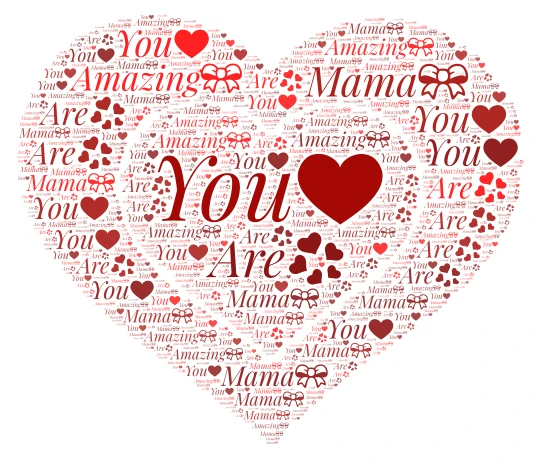 mothers day  word cloud art