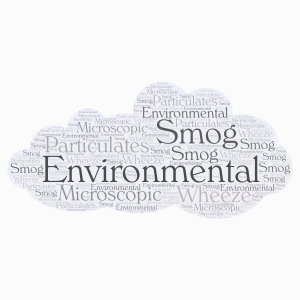Killer Smog word cloud art