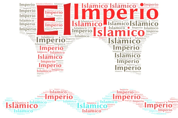 El Imperio Romano word cloud art
