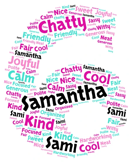 Sami word cloud art