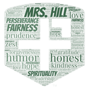 Positivity Project template word cloud art